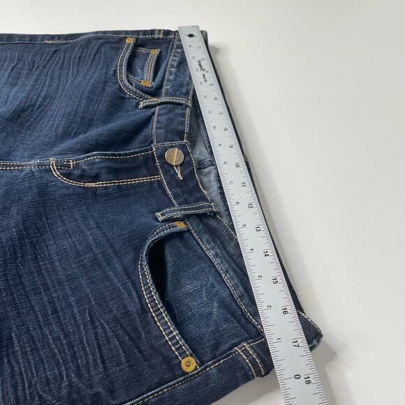 Buffalo David Bitton Jeans Fellow Skinny Stretch Mid Rise Denim Dark Wash 31 - Picture 9 of 13